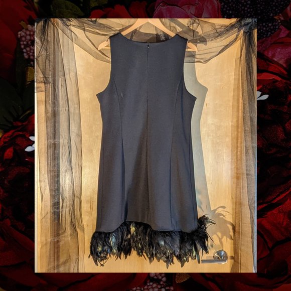 Nicole by Nicole Miller Dress_X-Large w/Feathers - Picture 2 of 7